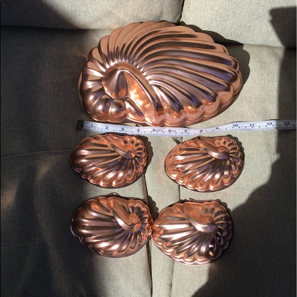 Seashell Copper Mold Set